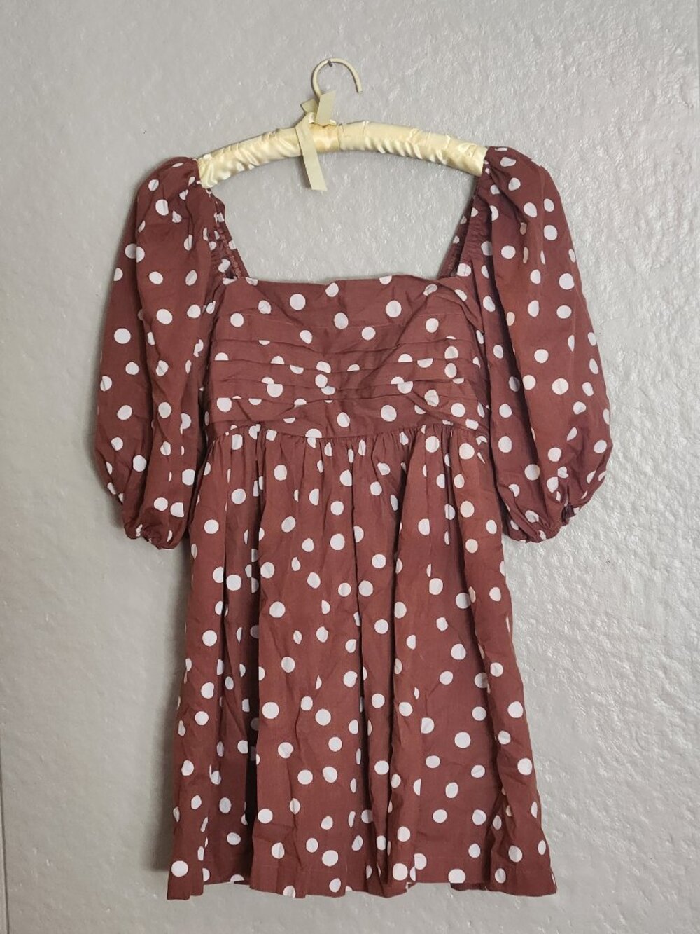 ambercrombie and fitch polka dot dress flare pretty coquette balletcore